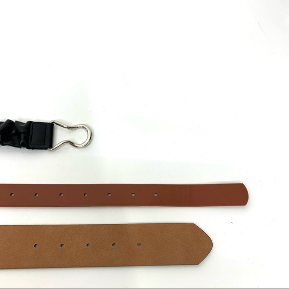 A New Day & Universal Thread Belts Bundle Set Of 3 Black Dark Orange Brown Nwt - Picture 12 of 15